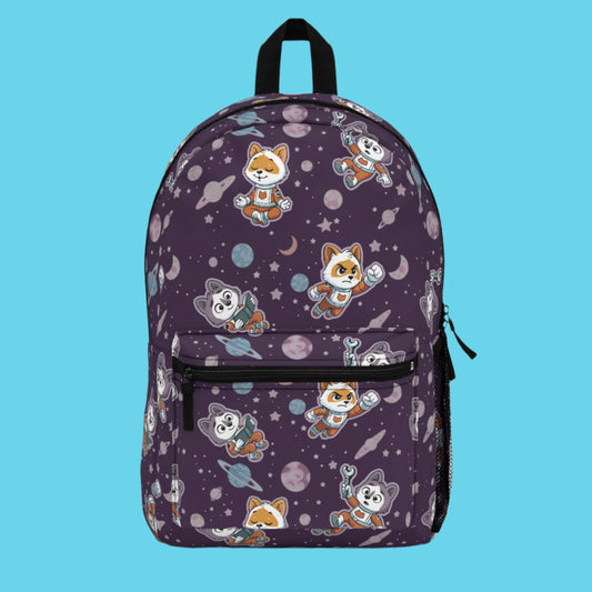 Purple Cosmic Adventure Backpack